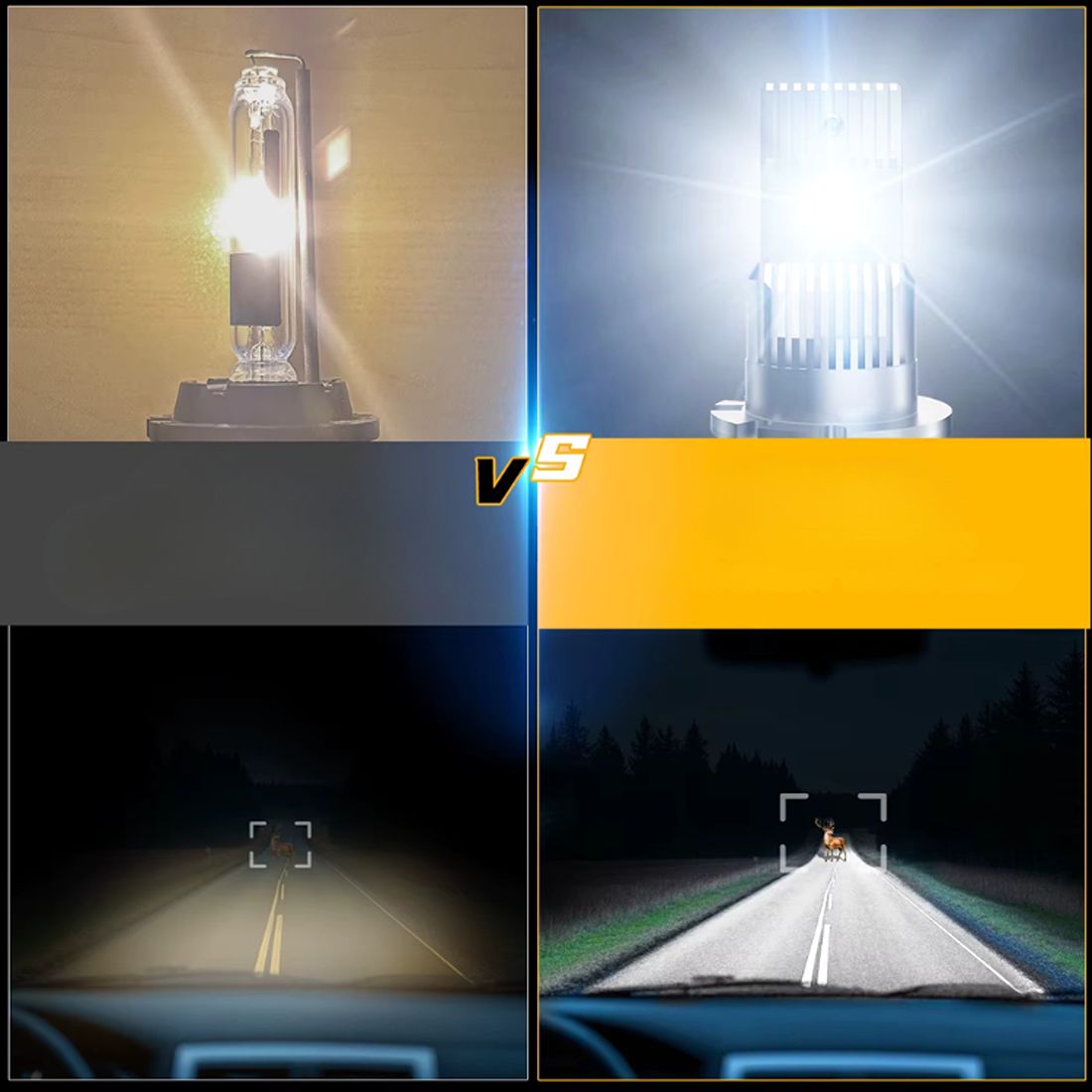 zarownik d2s d2r led magall hid led 70w 6500k